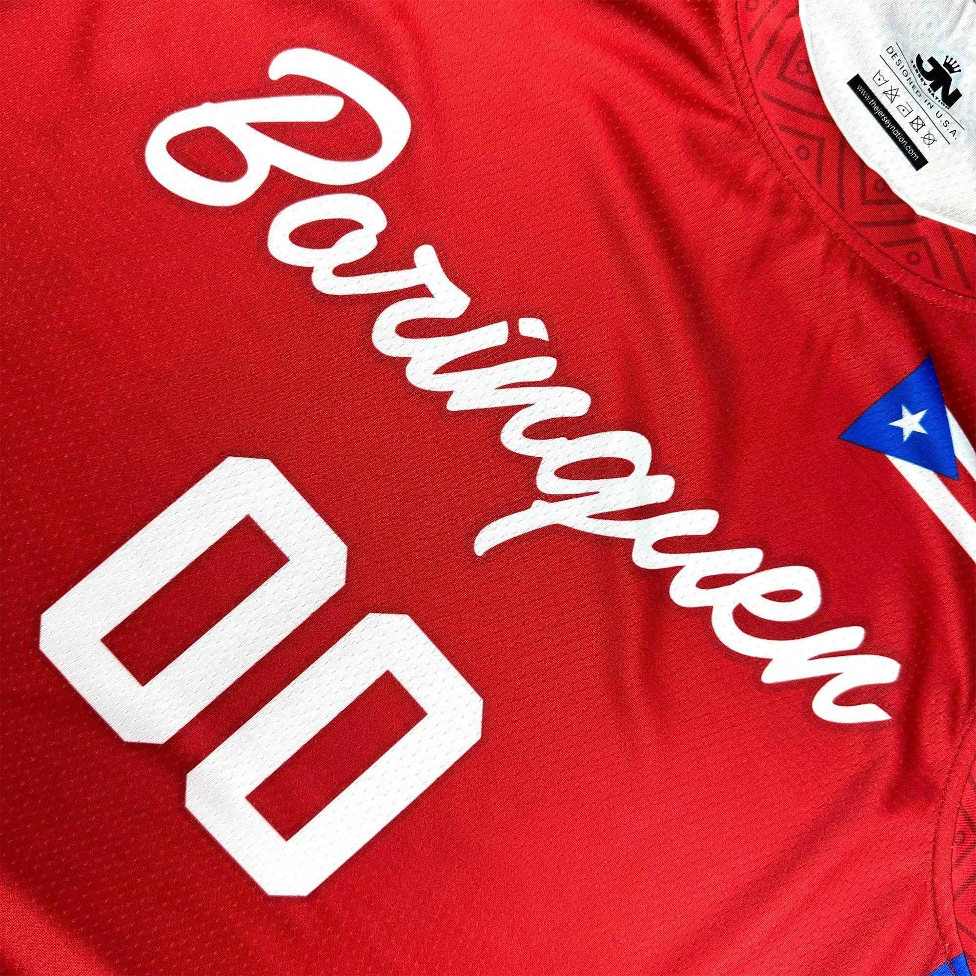 Custom Puerto Rico Heritage Custom Basketball Jersey