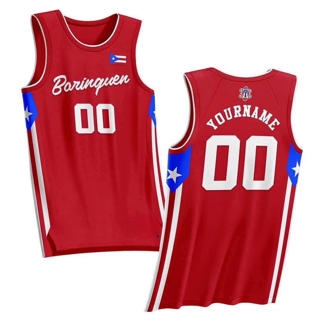 Custom Puerto Rico Heritage Custom Basketball Jersey