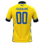 Custom Ukraine Heritage Custom Football Jersey