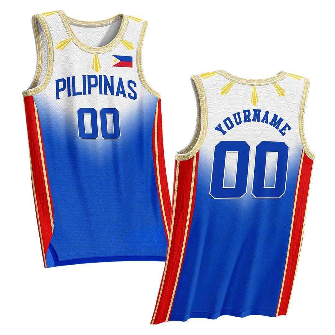 Custom Philippines 'Luzviminda' Custom Basketball Jersey