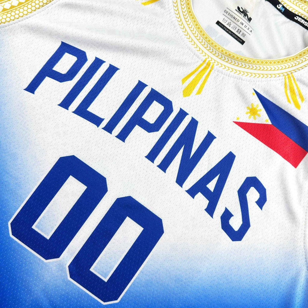Custom Philippines 'Luzviminda' Custom Basketball Jersey