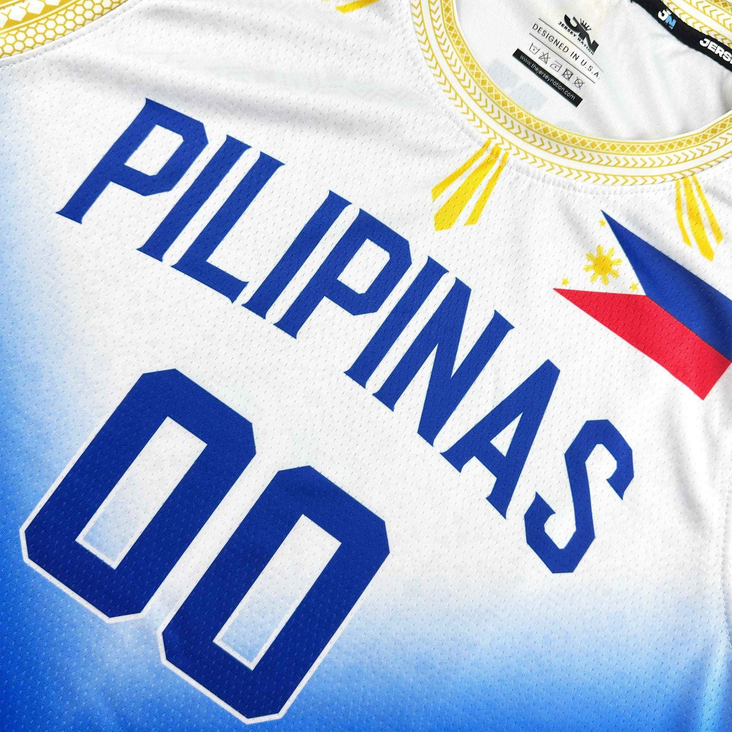 Custom Philippines 'Luzviminda' Custom Basketball Jersey