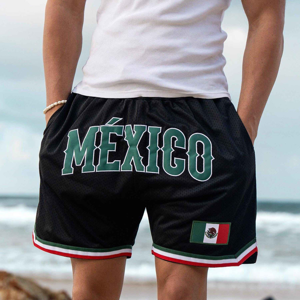 Custom Mexico Heritage Basketball Shorts