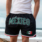 Custom Mexico Heritage Basketball Shorts