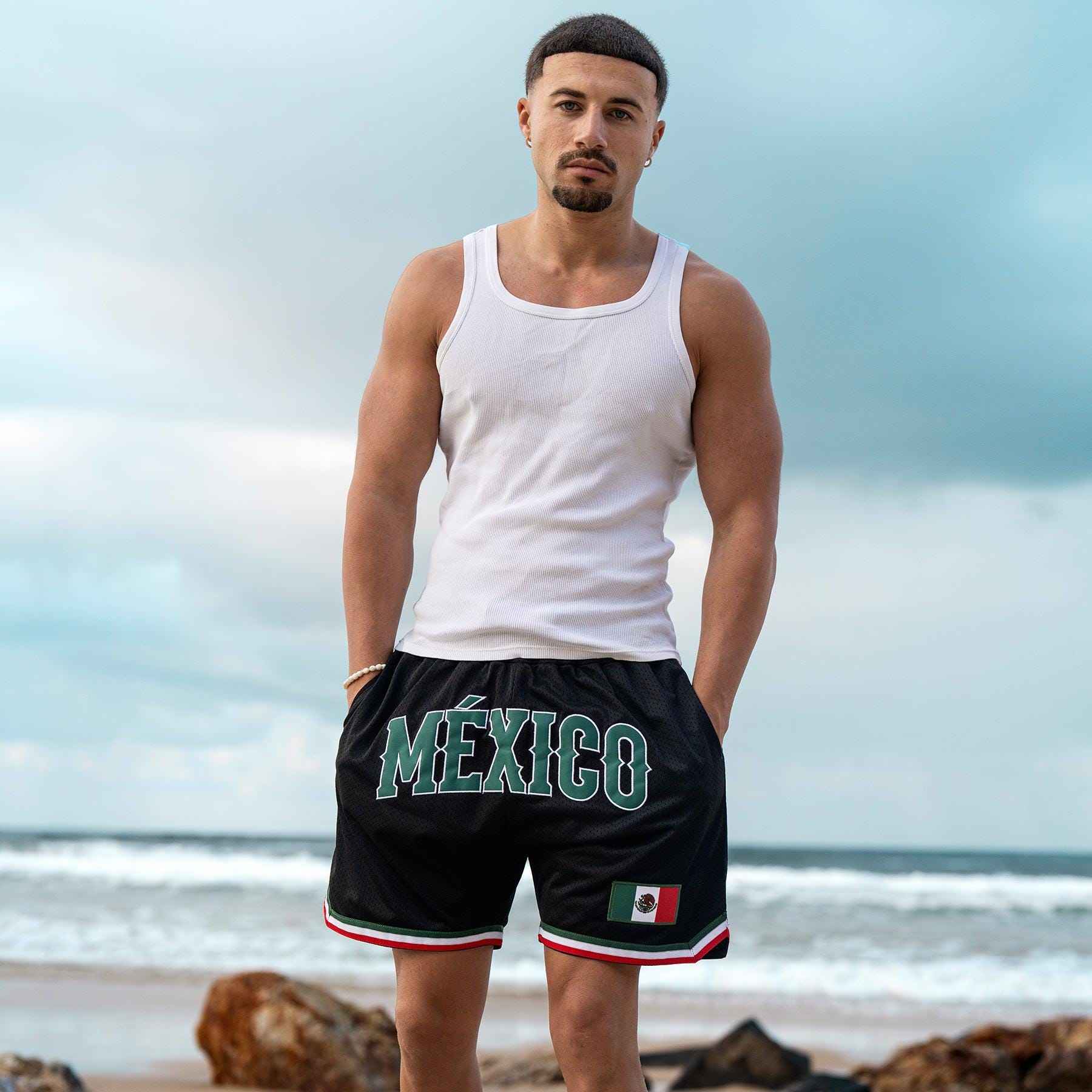 Custom Mexico Heritage Basketball Shorts