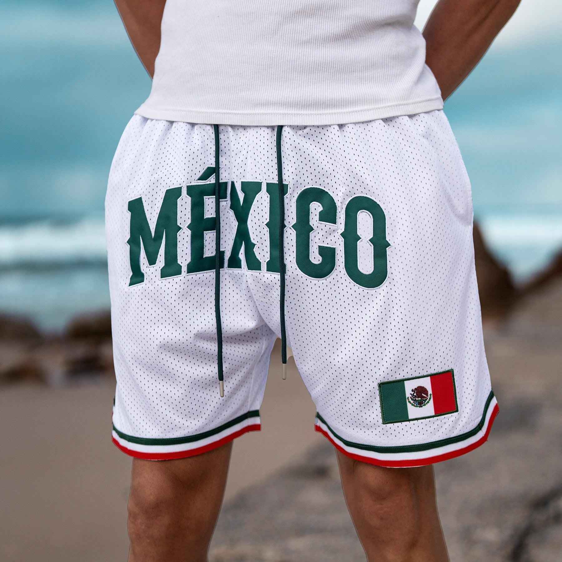 Custom Mexico Heritage Basketball Shorts