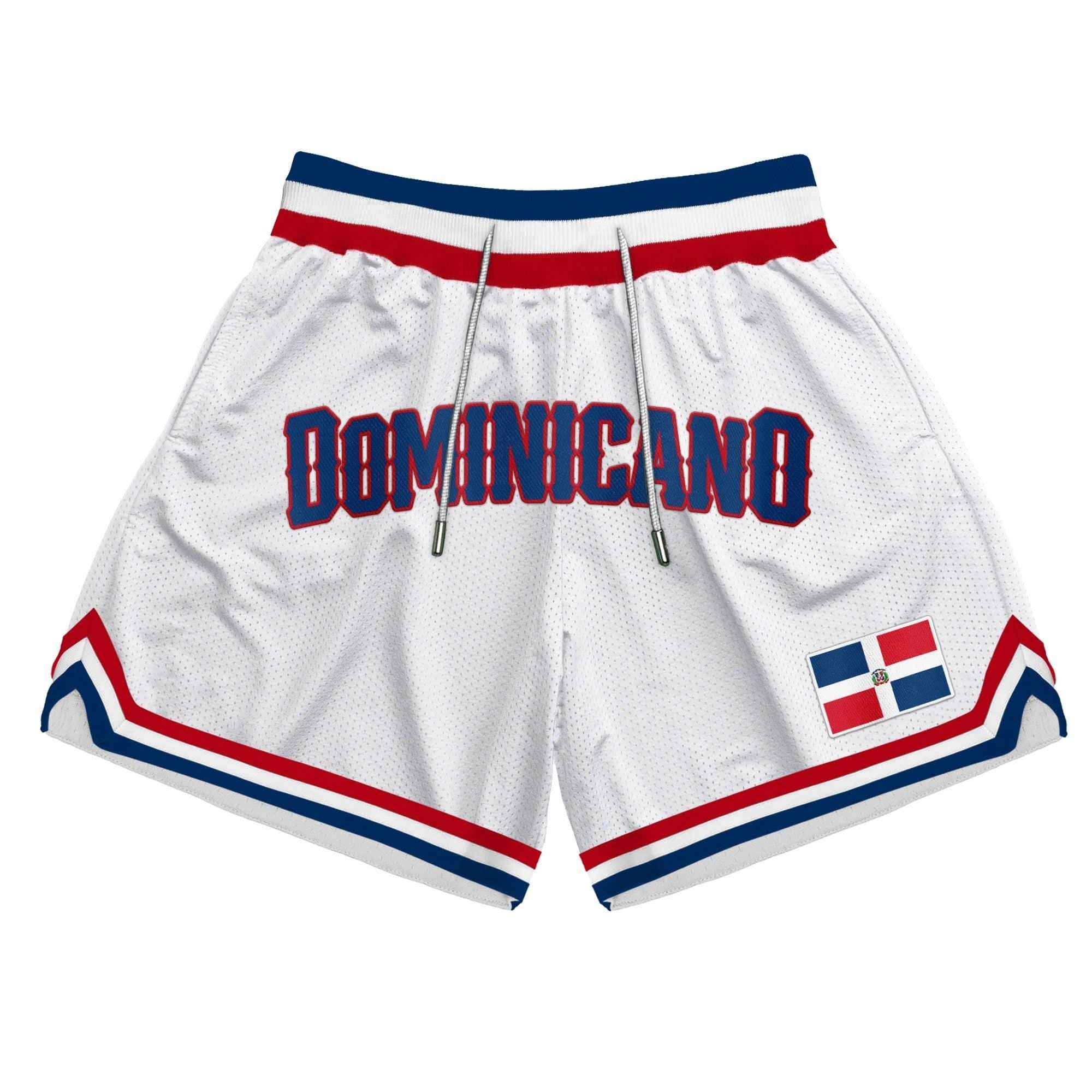 Custom Dominican Republic Heritage Basketball Shorts