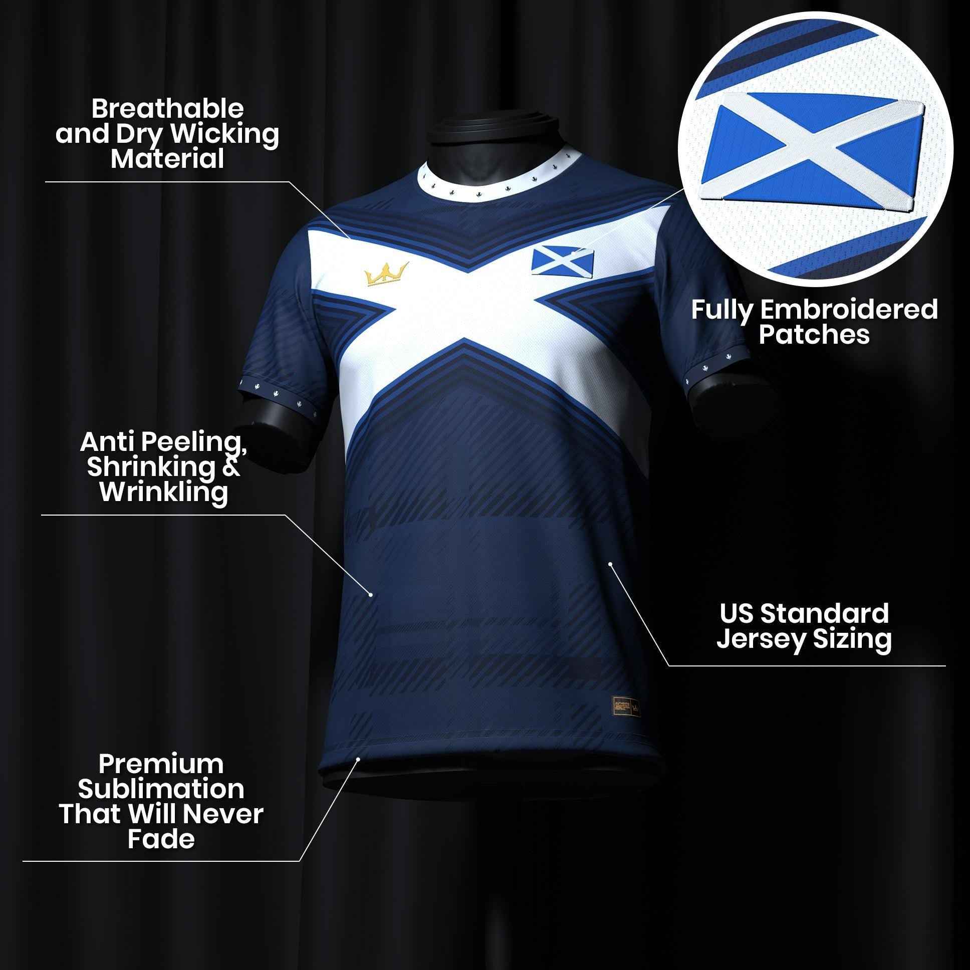 Custom Scotland Heritage Custom Football Jersey