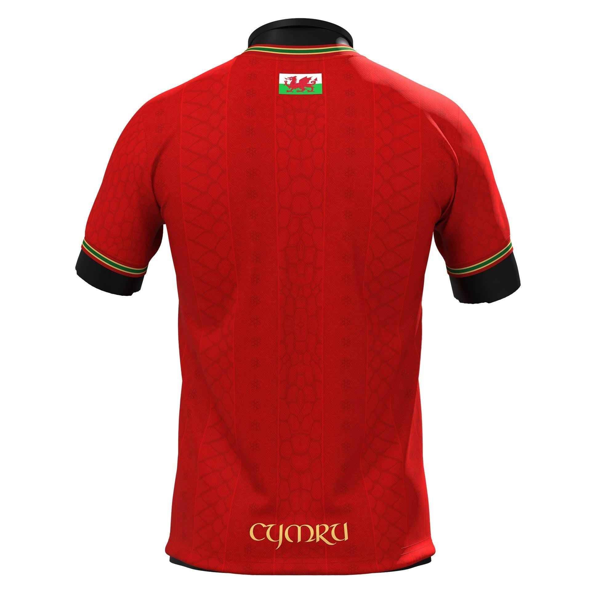 Custom Wales Heritage Custom Football Jersey