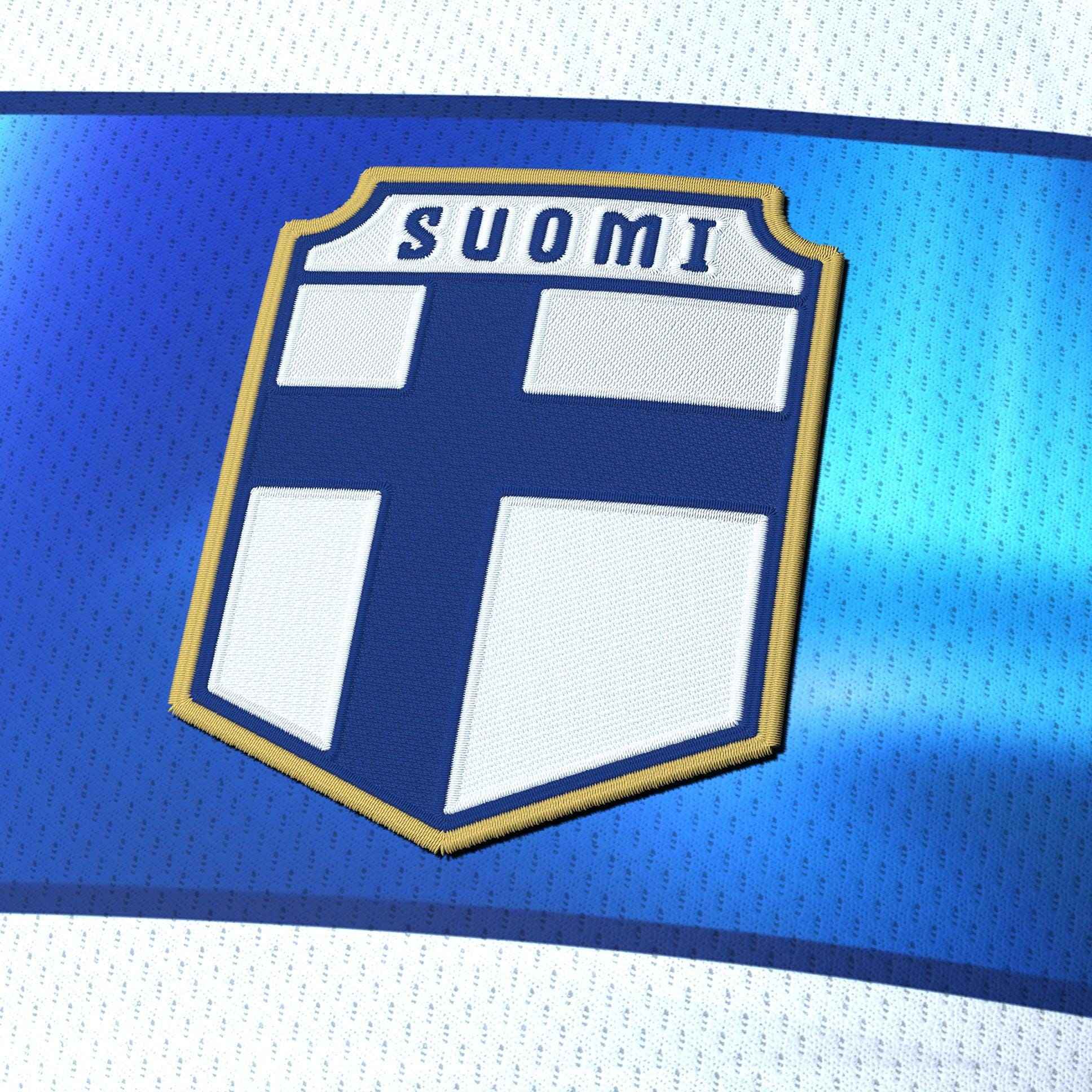 Custom Finland Heritage Custom Football Jersey