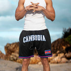 Custom Cambodia Heritage Basketball Shorts