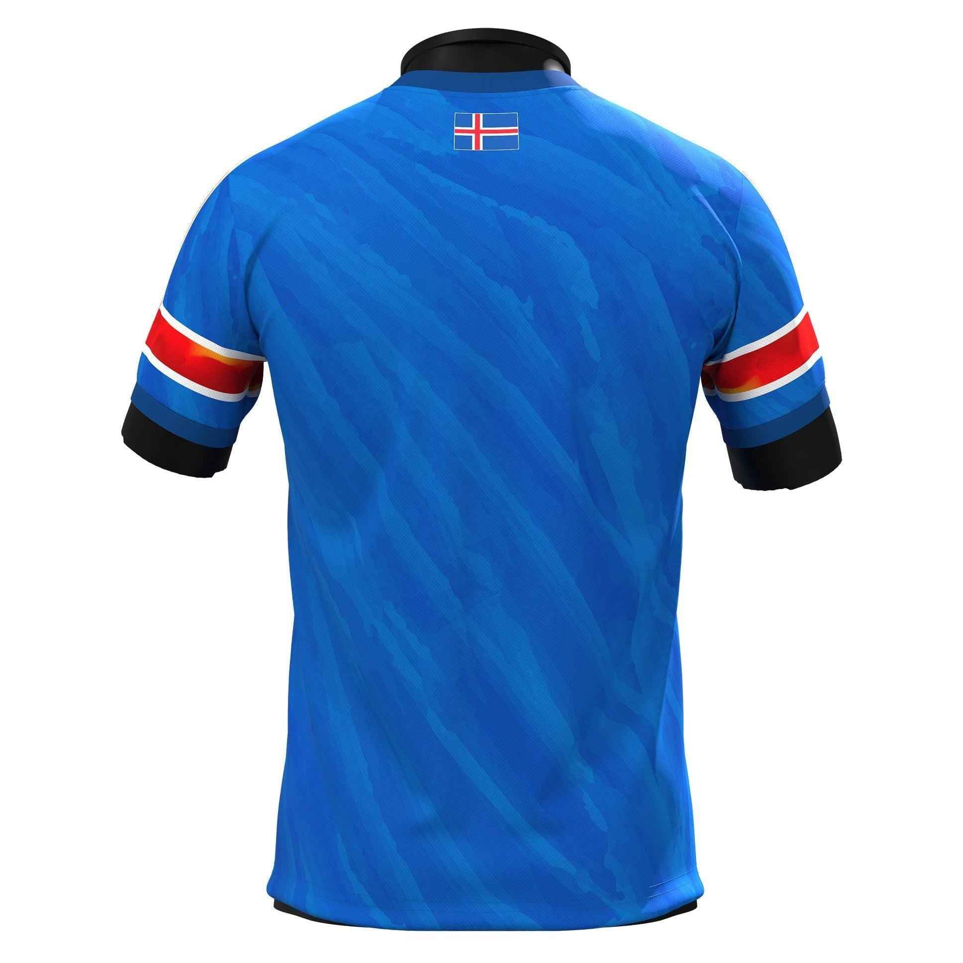 Custom Iceland Heritage Custom Football Jersey