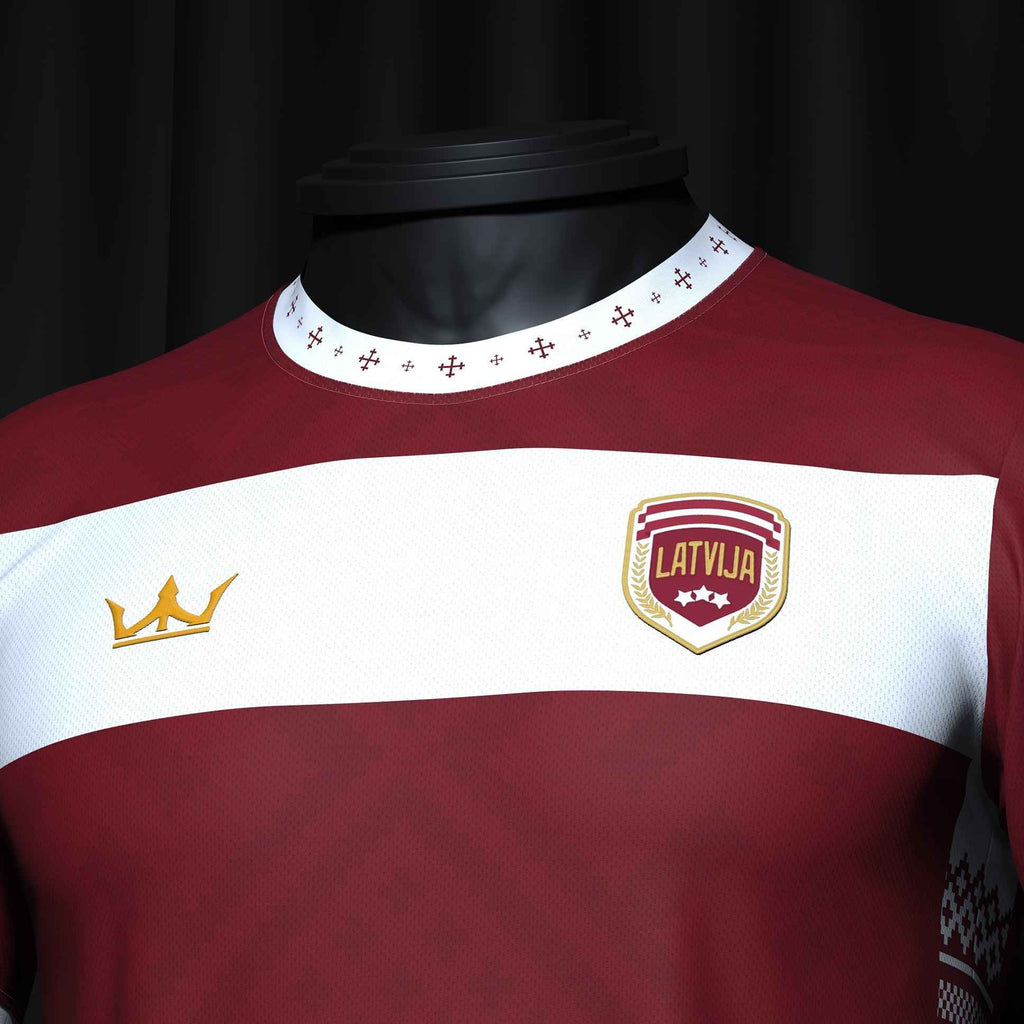 Custom Latvia Heritage Custom Football Jersey