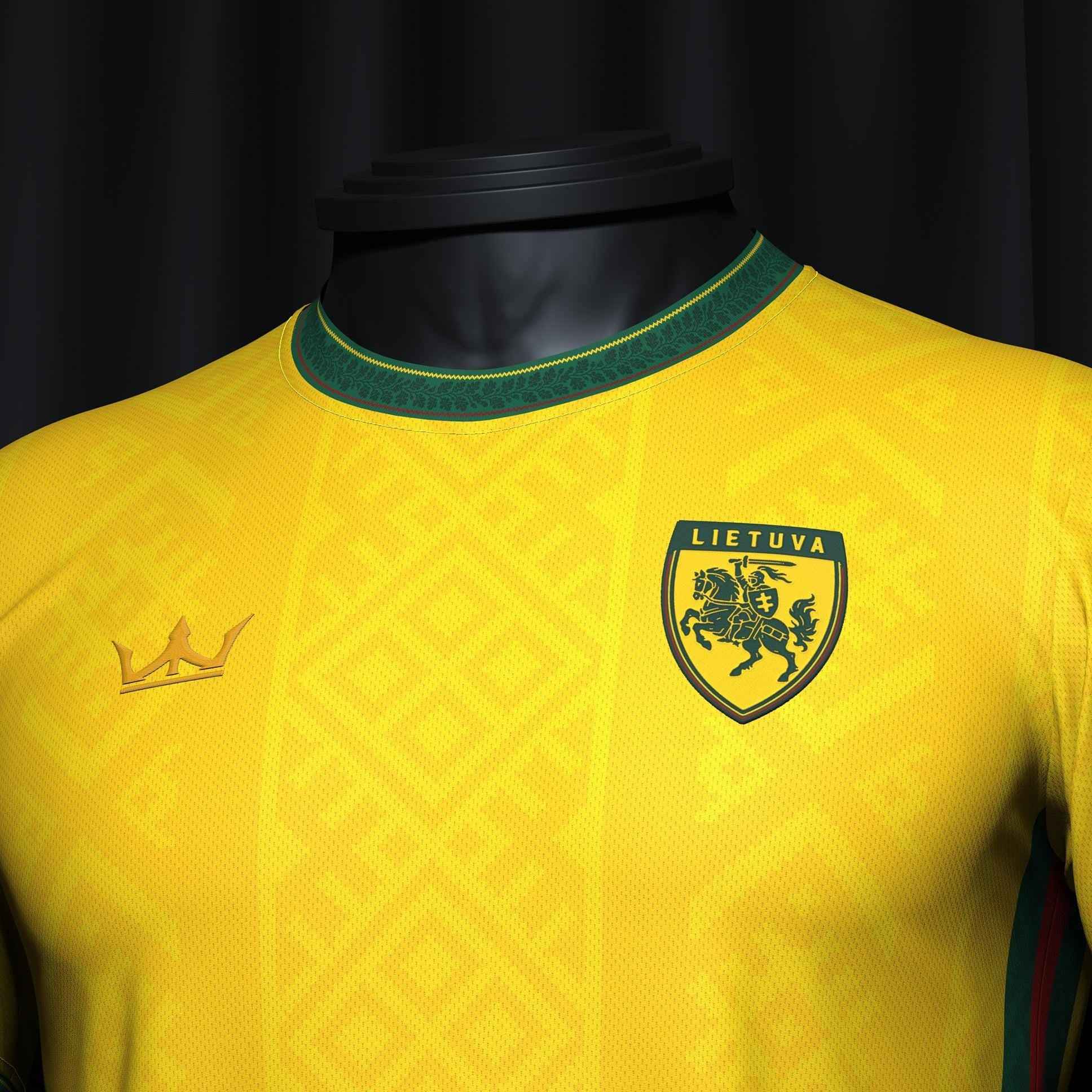 Custom Lithuania Heritage Custom Football Jersey