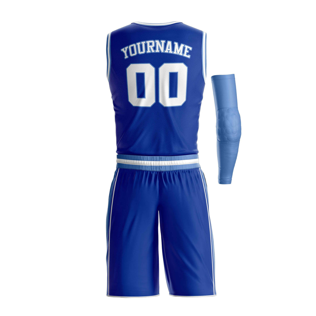 Crenshaw Blue Custom Basketball Team Uniform Set