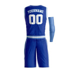 Crenshaw Blue Custom Basketball Team Uniform Set