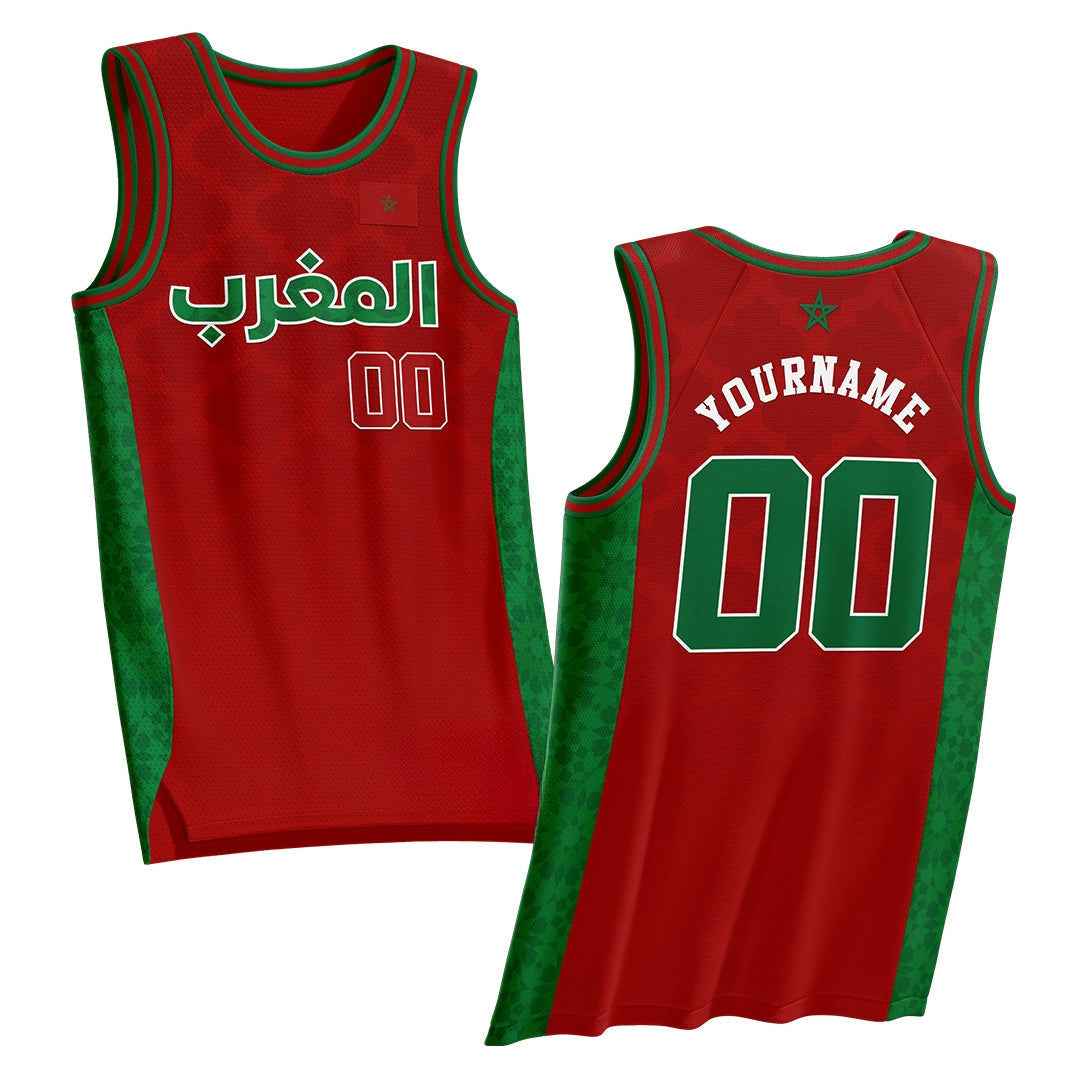 Morocco Heritage Custom Basketball Jersey