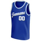 Blue-White Custom Basketball Jersey