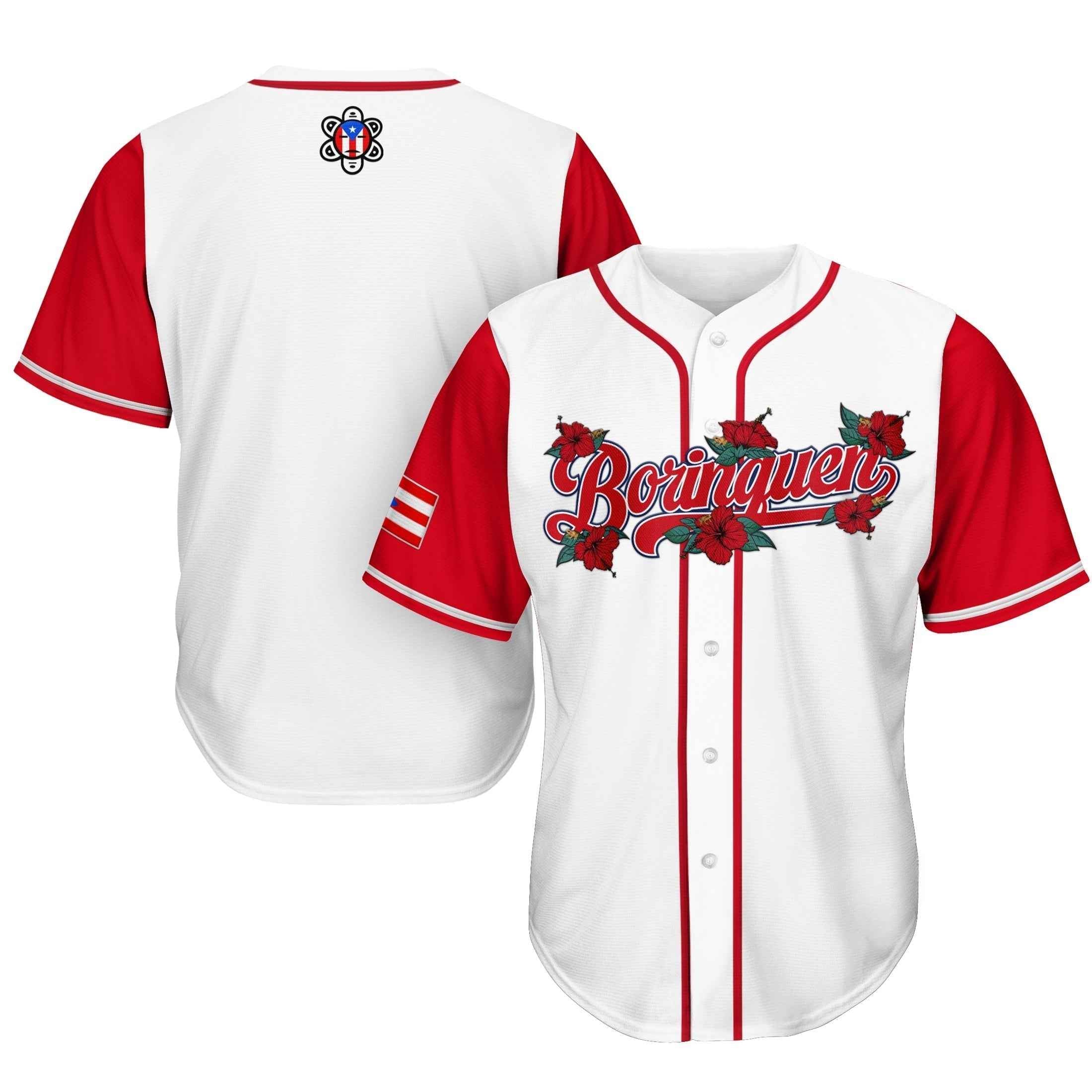 Puerto Rico 'Flor de Maga' Baseball Jersey