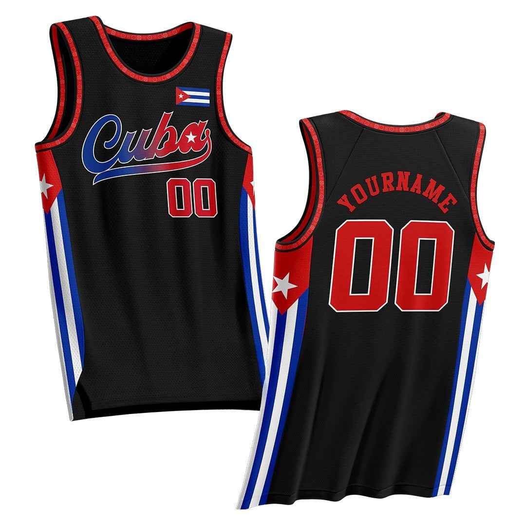 Cuba Heritage Custom Basketball Jersey