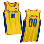 Colombia Heritage Custom Basketball Jersey