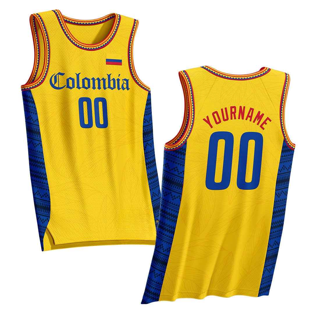 Colombia Heritage Custom Basketball Jersey
