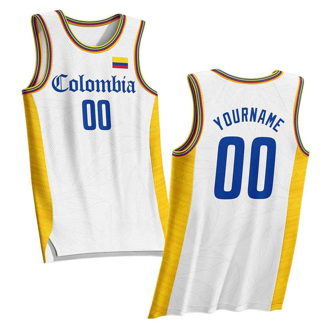 Colombia Heritage Custom Basketball Jersey