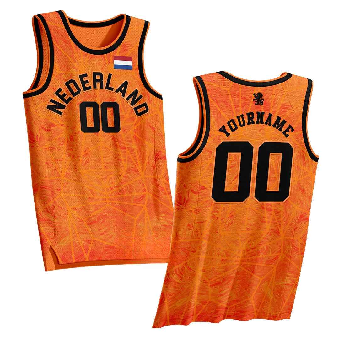 Netherlands Heritage Custom Basketball Jersey