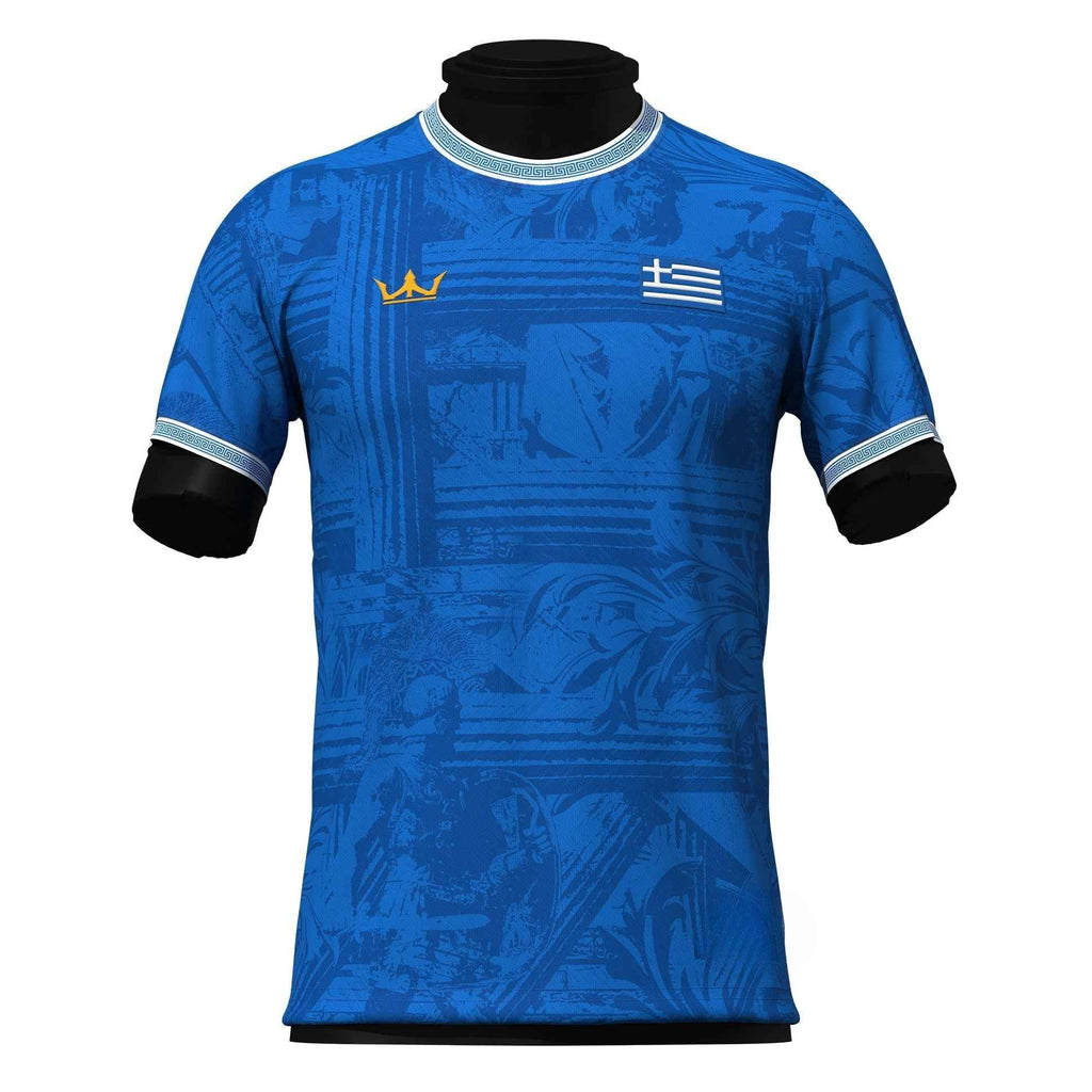 Greece Heritage Custom Football Jersey