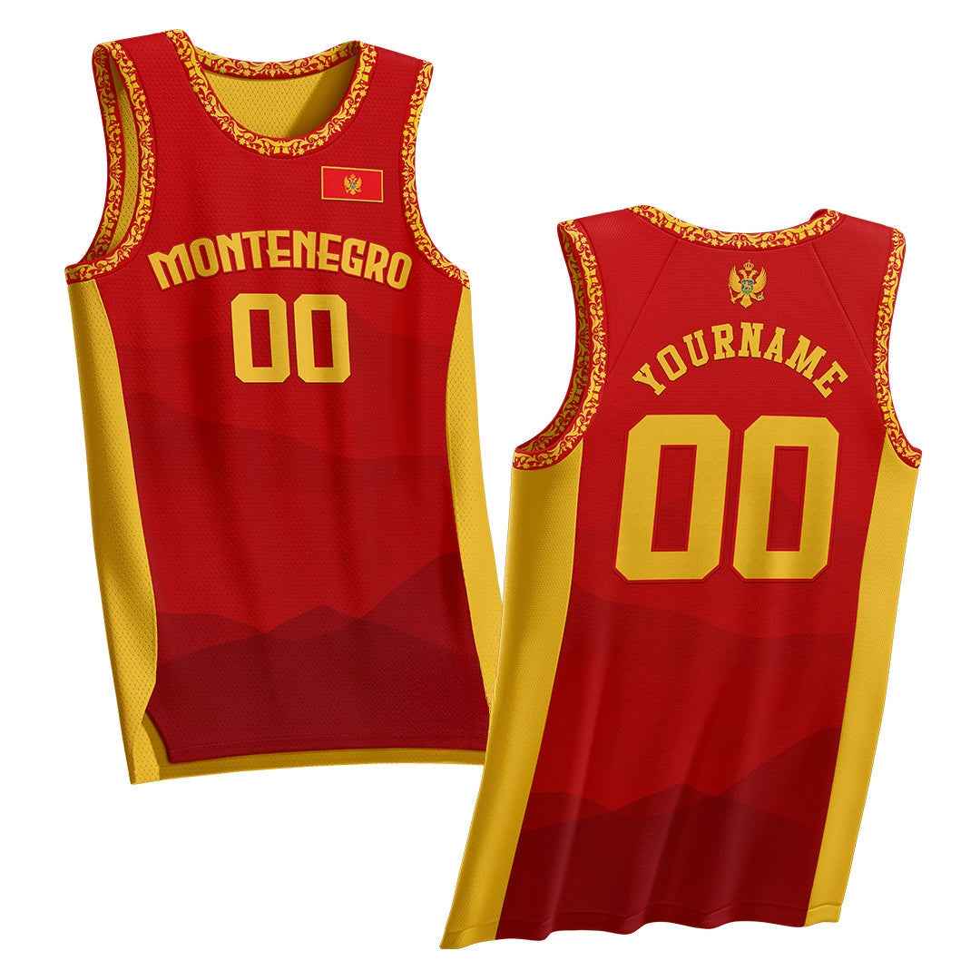 Montenegro Heritage Custom Basketball Jersey