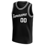 Black-White Custom Basketball Jersey