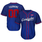Cambodia Heritage Custom Baseball Jersey