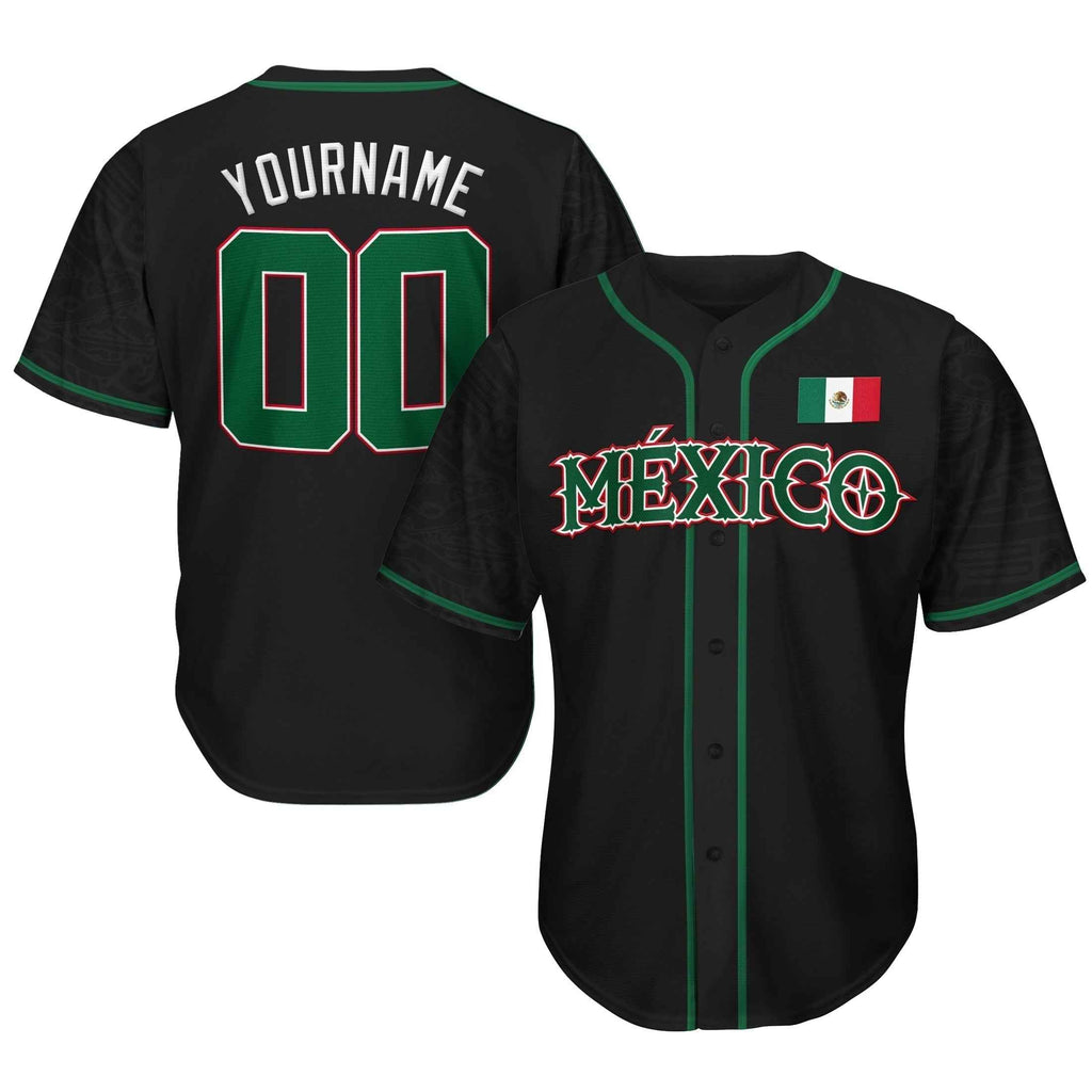 Mexico Heritage Custom Baseball Jersey