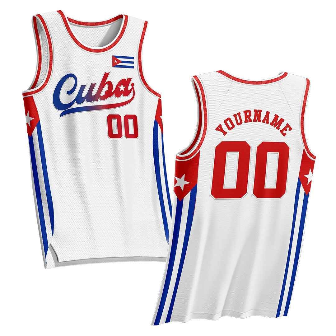 Cuba Heritage Custom Basketball Jersey