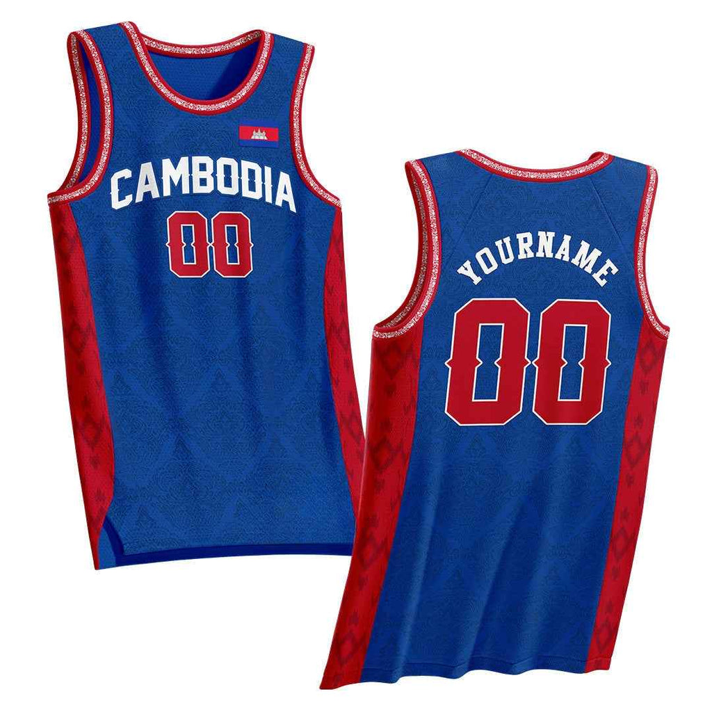 Cambodia Heritage Custom Basketball Jersey