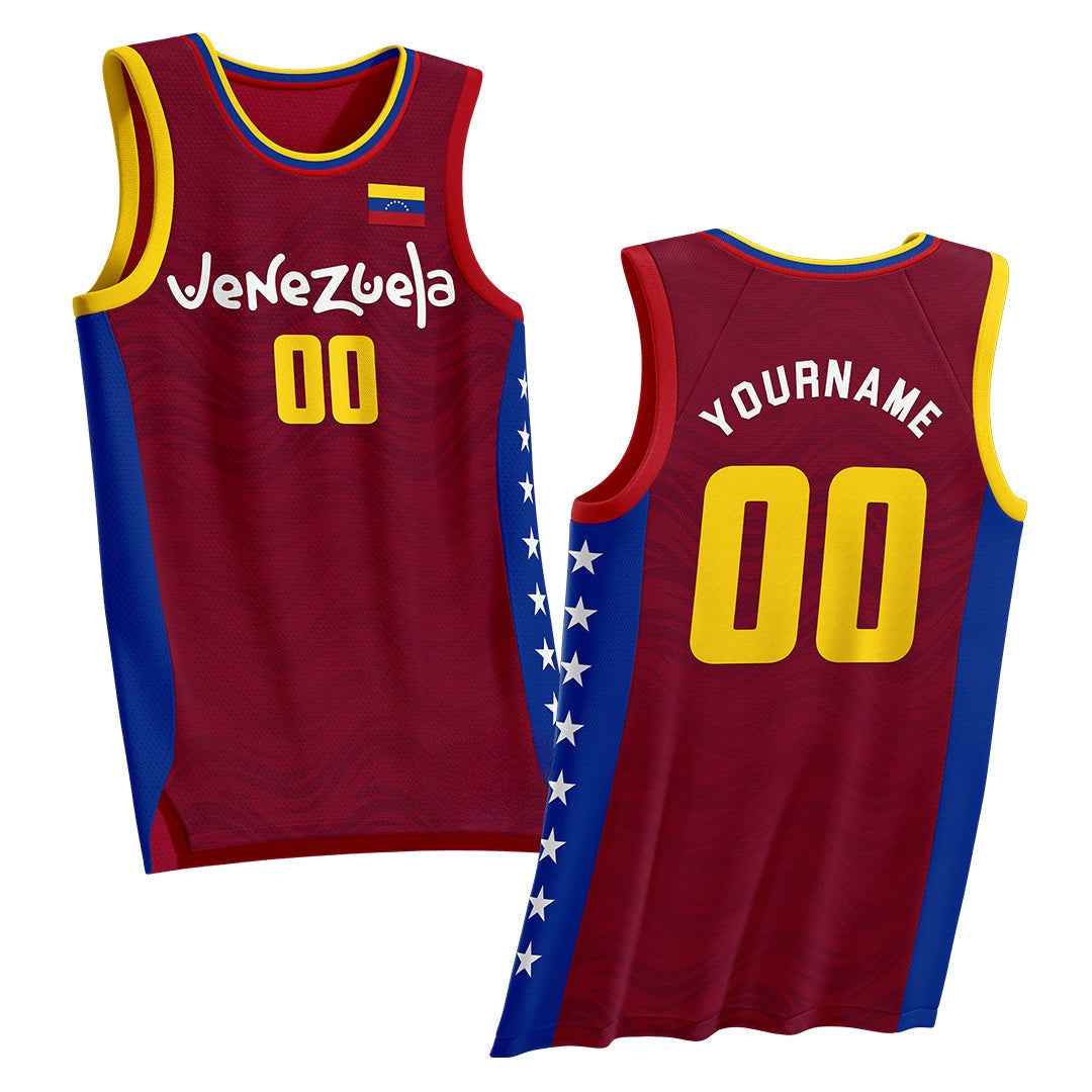 Venezuela Heritage Custom Basketball Jersey