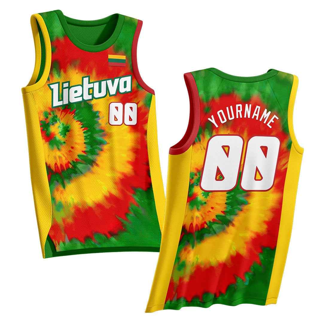 Lithuania Heritage Custom Basketball Jersey