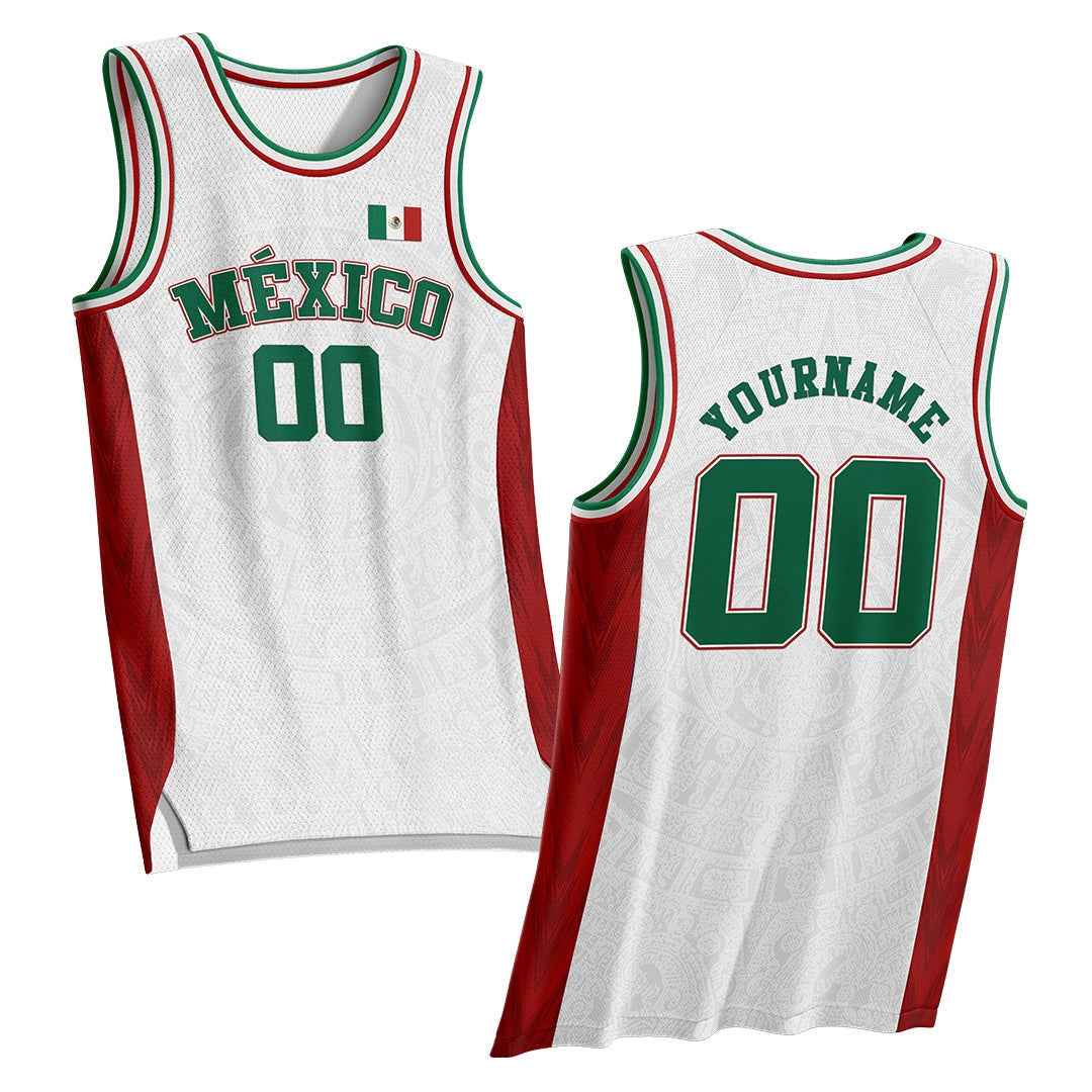 Mexico Heritage Custom Basketball Jersey