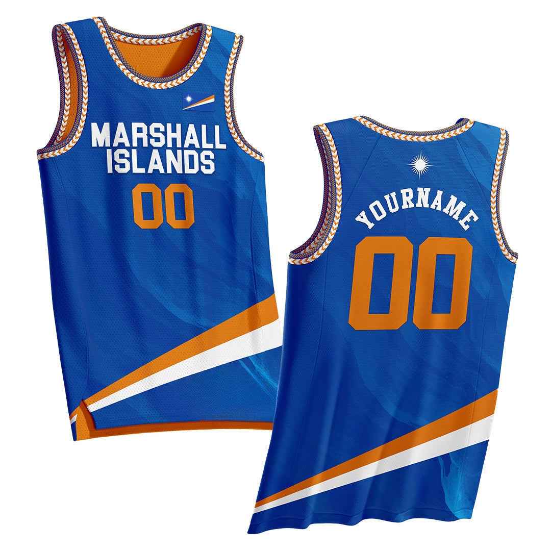 Marshall Islands Custom Basketball Jersey